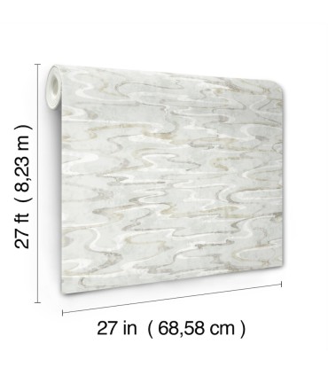 NT6174 - Dreamland Grey Wallpaper-Candice Olson