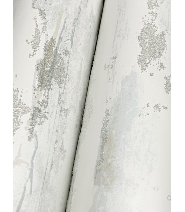 NT6177 - Artistic Blue Tides with Glass Beads Wallpaper