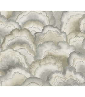 NT6183 - Abalone Smokey Fans Wallpaper-Candice Olson