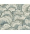 NT6184 - Abalone Mist Fans Wallpaper-Candice Olson