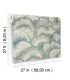 NT6184 - Abalone Mist Fans Wallpaper-Candice Olson