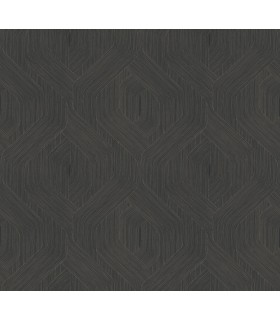 NT6192 - Fine Line Black Geometric Wallpaper-Candice Olson