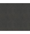 NT6192 - Fine Line Black Geometric Wallpaper-Candice Olson