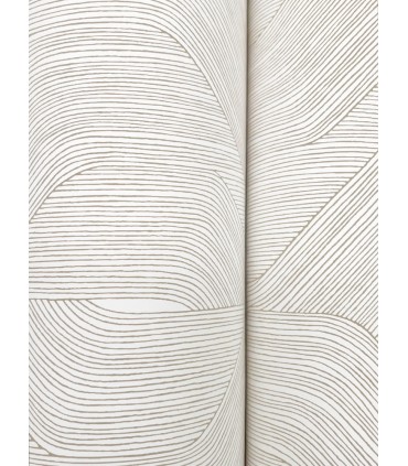 NT6193 - Fine Line Taupe on White Geometric Wallpaper-Candice Olson
