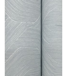 NT6194 - Fine Line Blue Geometric Wallpaper-Candice Olson