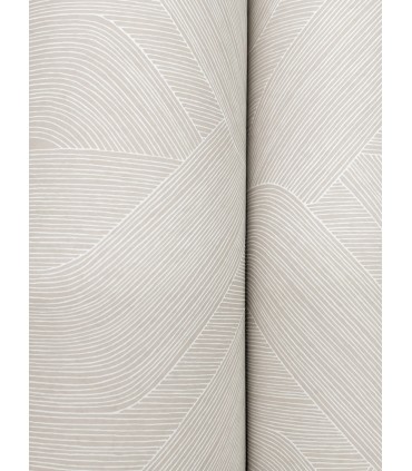 NT6195 - Fine Line Taupe Geometric Wallpaper-Candice Olson