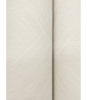 NT6196 - Fine Line Beige Geometric Wallpaper-Candice Olson
