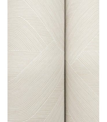 NT6196 - Fine Line Beige Geometric Wallpaper-Candice Olson