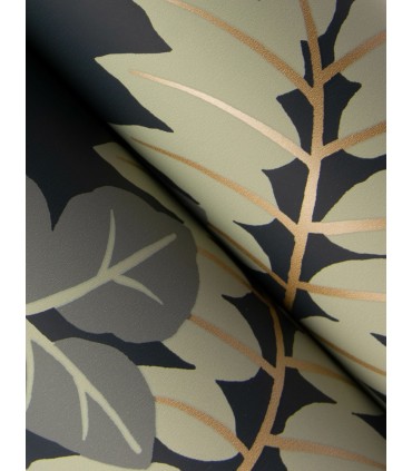 4146-27249 - Caspian Charcoal Jungle Prowl Wallpaper-Harmony