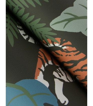 4146-27250 - Caspian Grey Jungle Prowl Wallpaper-Harmony