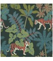 4146-27251 - Caspian Evergreen Jungle Prowl Wallpaper-Harmony