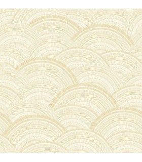 4146-27204 - Encircle Yellow Geometric Wallpaper-Harmony