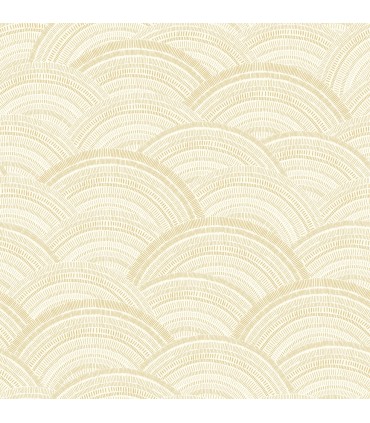 4146-27204 - Encircle Yellow Geometric Wallpaper-Harmony