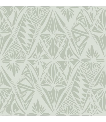 4146-27209 - Urbane Sage Diamonds Wallpaper-Harmony