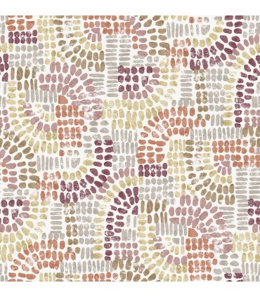 4146-27216 - Wanderer Multicolor Mosiac Wallpaper-Harmony