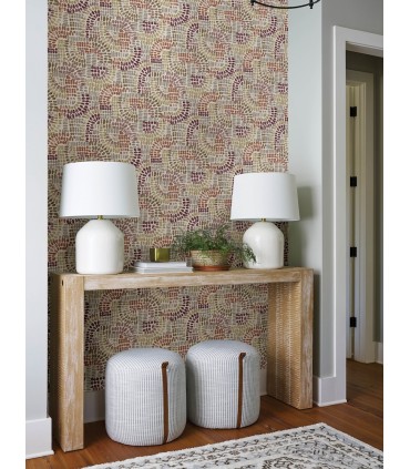 4146-27216 - Wanderer Multicolor Mosiac Wallpaper-Harmony