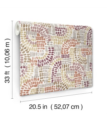 4146-27216 - Wanderer Multicolor Mosiac Wallpaper-Harmony