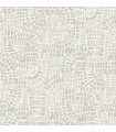 4146-27218 - Wanderer Dove Mosiac Wallpaper-Harmony