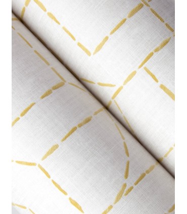 4146-27219 - Integrity Yellow Arched Outlines Wallpaper-Harmony