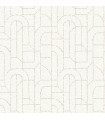 4146-27221 - Integrity Dove Arched Outlines Wallpaper-Harmony