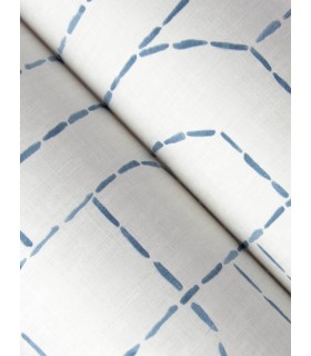 4146-27222 - Integrity Blue Arched Outlines Wallpaper-Harmony