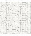 4146-27223 - Integrity Grey Arched Outlines Wallpaper-Harmony