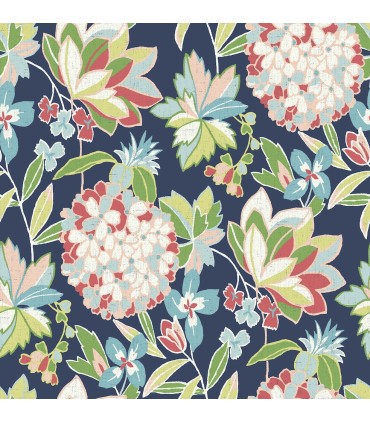 4146-27224 - Valdivian Fuchsia Floral Wallpaper-Harmony