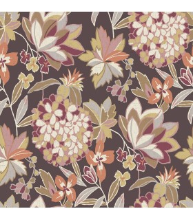 4146-27225 - Valdivian Honey Floral Wallpaper-Harmony
