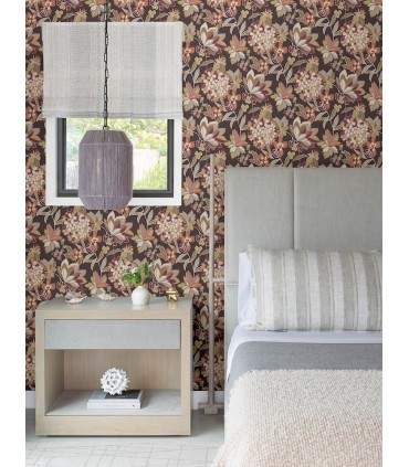 4146-27225 - Valdivian Honey Floral Wallpaper-Harmony
