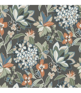 4146-27226 - Valdivian Moss Floral Wallpaper-Harmony