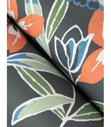 4146-27226 - Valdivian Moss Floral Wallpaper-Harmony