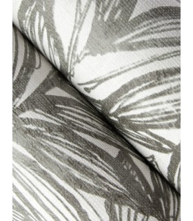 4146-27229 - Rhythmic Charcoal Leaf Wallpaper-Harmony