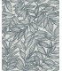 4146-27230 - Rhythmic Denim Leaf Wallpaper-Harmony