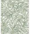 4146-27231 - Rhythmic Sage Leaf Wallpaper-Harmony