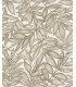 4146-27233 - Rhythmic Taupe Leaf Wallpaper-Harmony