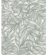 4146-27234 - Rhythmic Grey Leaf Wallpaper-Harmony