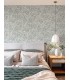 4146-27234 - Rhythmic Grey Leaf Wallpaper-Harmony