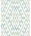 4146-27236 - Solola Aqua Ikat Wallpaper-Harmony