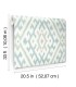 4146-27236 - Solola Aqua Ikat Wallpaper-Harmony