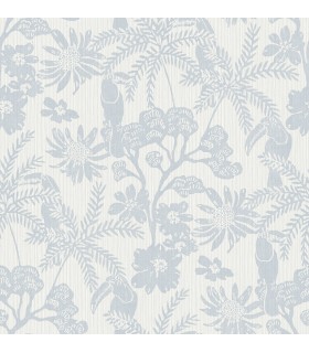 4146-27245 - Jacaranda Light Blue Tropical Trail Wallpaper-Harmony