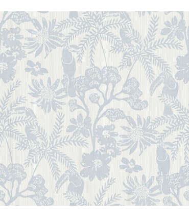 4146-27245 - Jacaranda Light Blue Tropical Trail Wallpaper-Harmony