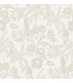 4146-27246 - Jacaranda Taupe Tropical Trail Wallpaper-Harmony