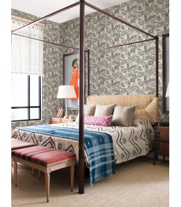 4146-27247 - Jacaranda Stone Tropical Trail Wallpaper-Harmony