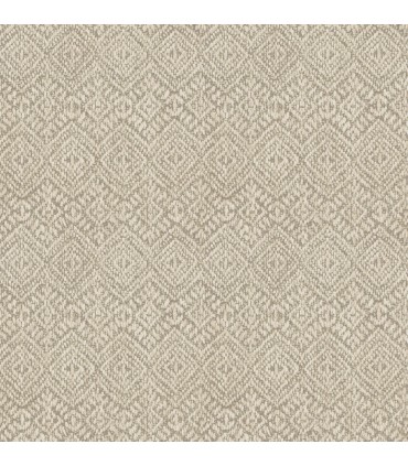 4146-27252 - Gallivant Neutral Woven Geometric Wallpaper-Harmony