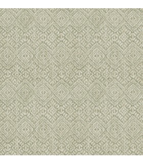 4146-27253 - Gallivant Sage Woven Geometric Wallpaper-Harmony