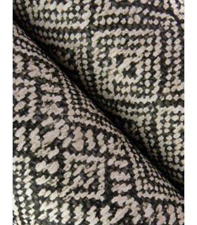 4146-27255 - Gallivant Black Woven Geometric Wallpaper-Harmony