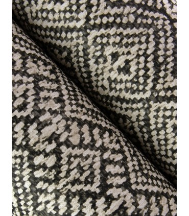 4146-27255 - Gallivant Black Woven Geometric Wallpaper-Harmony