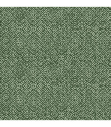 4146-27256 - Gallivant Green Woven Geometric Wallpaper-Harmony