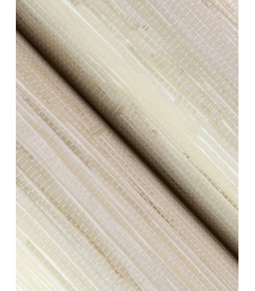 4146-27258 - Exhale Dove Woven Faux Grasscloth Wallpaper-Harmony