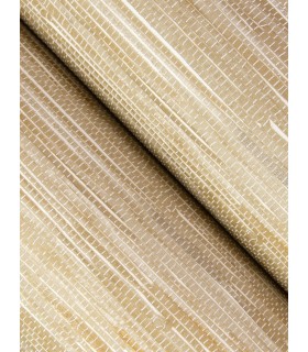 4146-27259 - Exhale Light Brown Woven Faux Grasscloth Wallpaper-Harmony